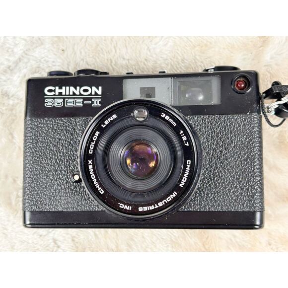 Chinon 35EE-ii Rangefinder Camera Made In Japan Vintage Film With 38mm Lens - Picture 3 of 7